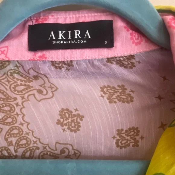 AKIRA Multicolor Paisley Shirt - Picture 3 of 5